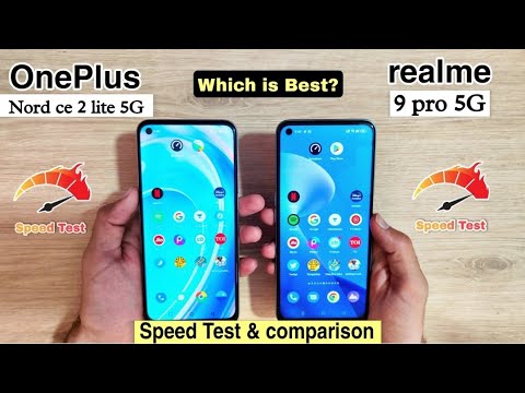 OnePlus nord ce2 lite 5G vs realme 9 pro 5G Speed Test and full comparison | Same Processor 🔥