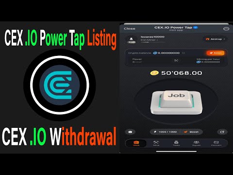 CEX.iO Power Tap Listing Date | CEXP Or Crypto Balance | Cex.io power tap airdrop | #blum  #major