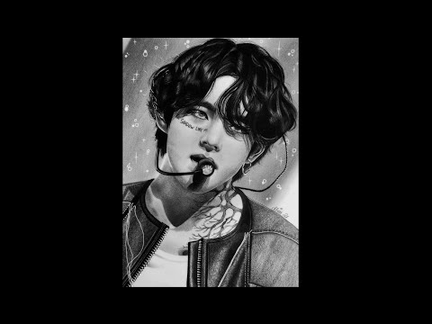 V ♥ Taehyung (김태형) ♥ BTS (방탄소년단) ♥ ARMY ♥ Speed Drawing ♥ K-pop