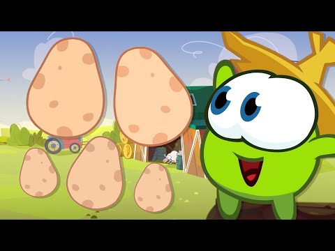 Count Potatoes with Om Nom! | Educational Sing Along | Fun on the Farm!