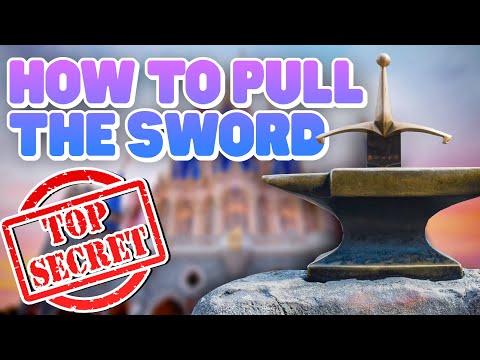 How to Pull the Sword out of the Stone at DISNEY WORLD!! *SECRET REVELED*