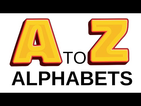 LEARN ABC | A to Z Words Flashcards | ABC | A to Z Alphabets