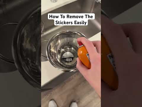 How To Remove The Stickers Easily #protip #tipsandtricks #lifehack