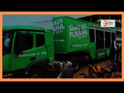 Msafara wa sambaza furaha na Safaricom wawaacha wengi na furaha