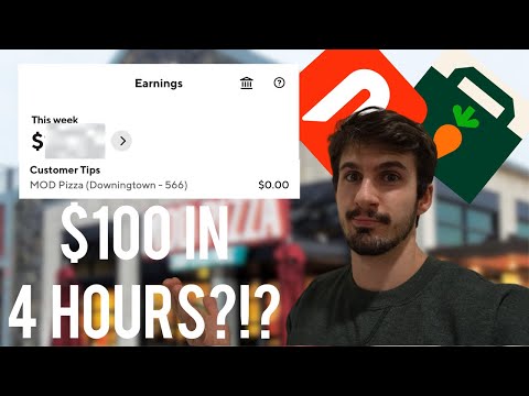 Trying To Make $100 in 4 Hours With Doordash and Instacart | Ep. 5