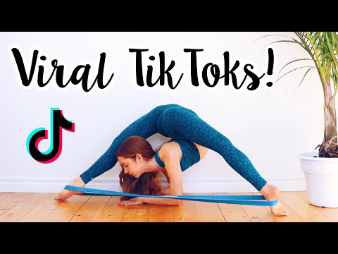 Attempting Viral Flexibility TikToks! ft. new Gymshark