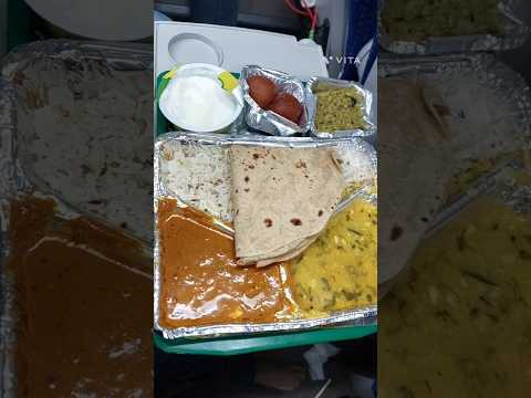 VANDE BHARAT train ka dinner#mini vlog#food#shorts#youtubeshorts