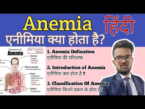 Anemia || introduction ||Classification In हिंदी Essy way to learning Anemia