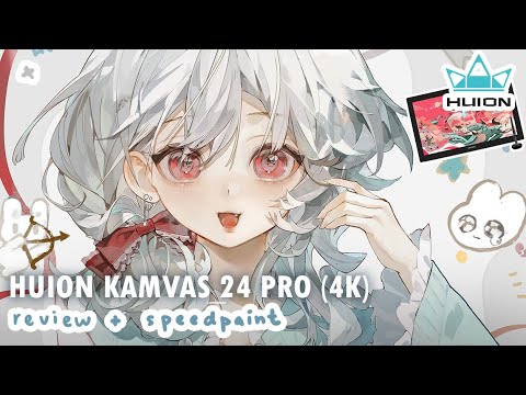 HUION Kamvas Pro 24 (4K) Review //  Photoshop speedpaint