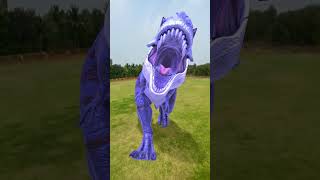 T-Rex Magic Fight In Jurrassic World | VFX Park | #youtubeshorts #shorts #vfx