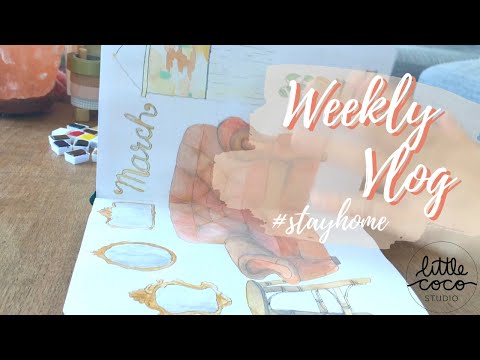 Weekly vlog: plan with me | bullet journal, Archer and Olive