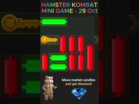 Hamster Kombat New Season Mini Game Solution 29 October 2024