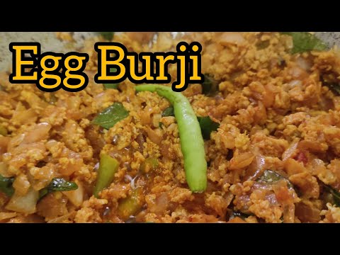 Egg Burji recipe in Telugu || గుడ్డు పోరుటూ || Homemade foods ||