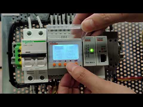 Acrel Electric | Debugging Video of ACR10R Three Phase PV/Solar Inverter Energy Meter