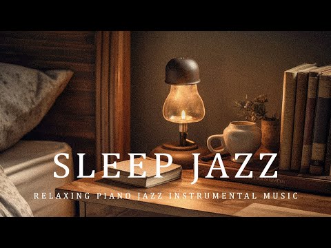 Soothing Relaxation with Sleep Jazz Night Music - Soft Piano Jazz Instrumental with Cozy Bedroom