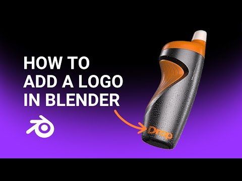 The FASTEST Way to Add Logos in Blender