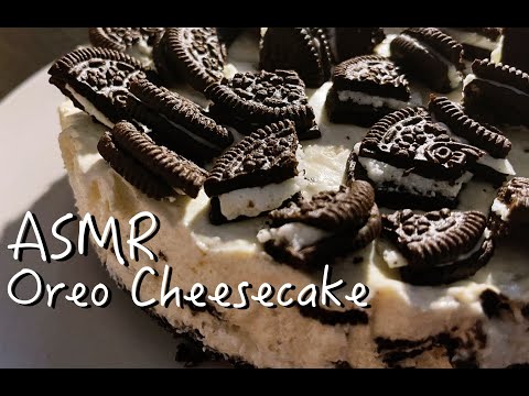 [ASMR] Oreo Cheesecake - オレオチーズケーキ