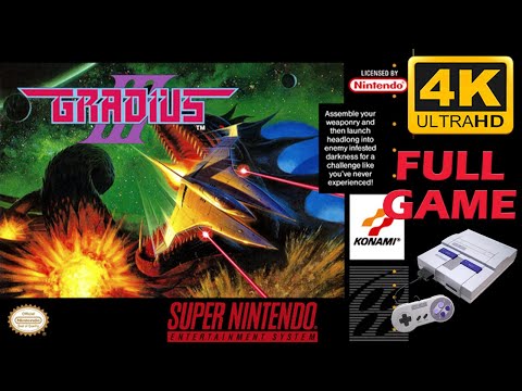 Gradius III [SNES] - Full Game Walkthrough / Longplay (4K60ᶠᵖˢ UHD)