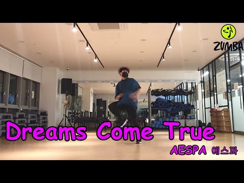 DREAMS COME TRUE - 에스파 AESPA KPOP ZUMBA CHOREO 다이어트 댄스 FIT DANCE WORKOUT MIRROR MODE.