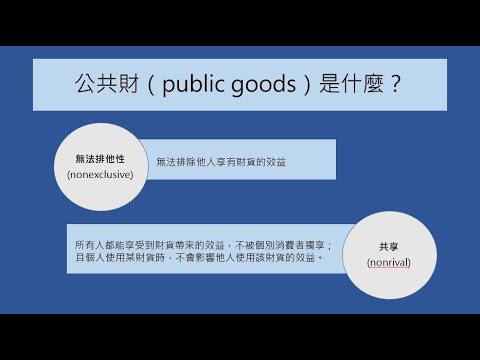 選舉結束了，然後呢? 從經濟學看選舉結果的特性 Election Results are Public Goods 【經濟學學什麼】