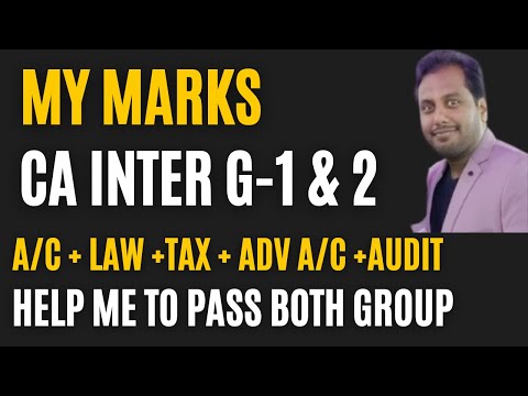 "Cracking the CA Inter Group-1 & 2 Nov 23 Exam: Essential Guide" With My ICAI Marks|