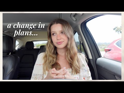 VLOG: there has been a change in plans... (+ seeing Noah Kahan!)