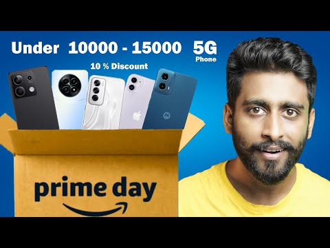 best 5 + Phone  Undeo 10k to 15k || 108MP Camera Gaming Prime Day Deals 2024