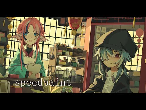 teahouse ✦ timelapse【CLIP STUDIO PAINT】