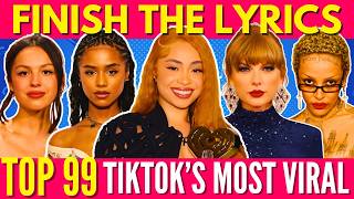 FINISH THE LYRICS - Most Popular Viral TikTok Songs EVER📀MEGA CHALLENGE📢🎶(♾️ - 2024) #4