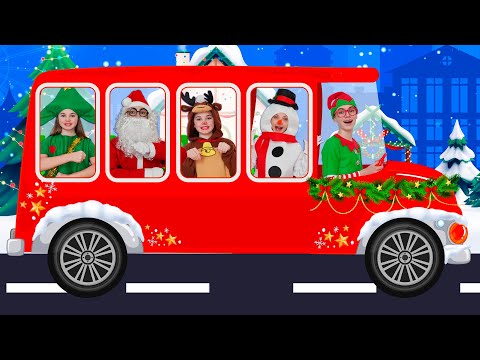 Christmas Wheels on the Bus  Kids Songs