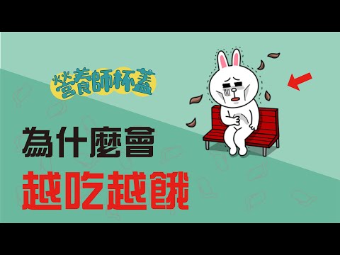 想減肥，但為什麼「越吃越餓」???【一分鐘看營養EP14】 by營養師杯蓋