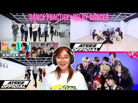 ATEEZ | Dance Practice: 'Wonderland', 'Answer', 'Horizon' + Relay Dances + Gap Crush | Reaction