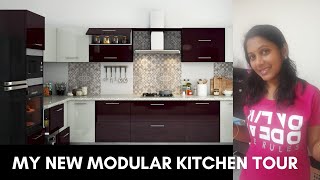 My Kitchen Tour Tamil |  Kitchen Tour And Organization | Modular Kitchen #modularkitchentour