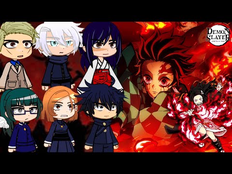 Jujutsu Kaisen react to Demon Slayer || Part- 2