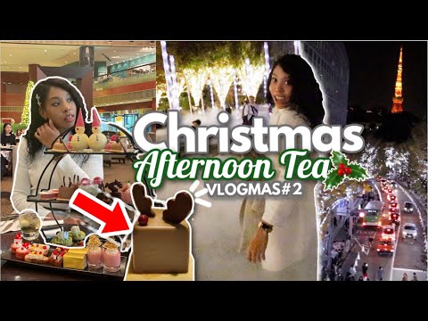 Japan’s afternoon tea is on another level!! + Where to find  the BEST free illuminations!|Vlogmas#2