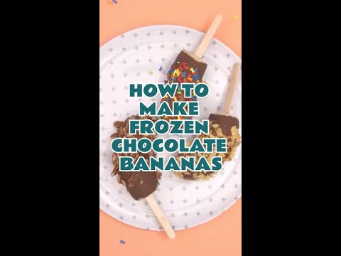 Cool down this summer with frozen chocolate bananas 🍫🍌