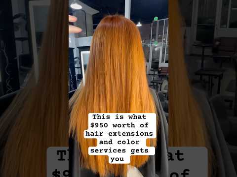 $950 hair extensions Bellami Red Head ginger tutorial how to ￼￼￼￼