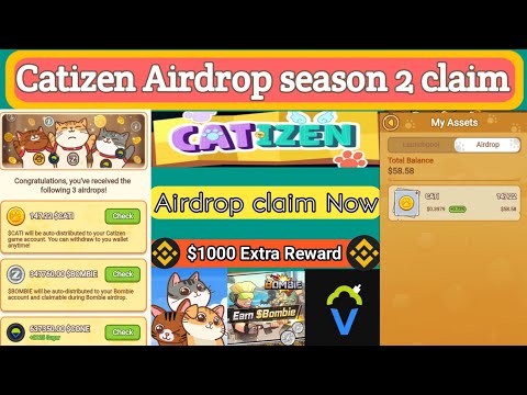 "Catizen Airdrop Season 1 Claim"Catizen Airdrop Pass Reward claim Now