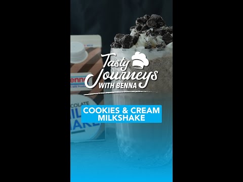 𝐓𝐚𝐬𝐭𝐲 𝐉𝐨𝐮𝐫𝐧𝐞𝐲𝐬 𝐰𝐢𝐭𝐡 𝐁𝐞𝐧𝐧𝐚 👨‍🍳 Episode 12: Cookies and cream milkshake