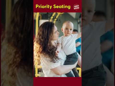 Priority Seating in Public Transport #PrioritySeating#AccessibleTransportation#InclusiveDesign #otr