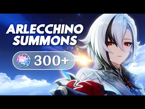 I Spent 300+ SUMMONS For ARLECCHINO in Genshin Impact