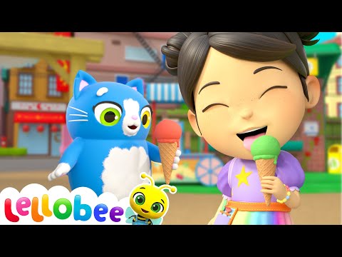 Ice Cream Party at Lellobee Farm! 🍦 Woolly’s Delicious Fruity Surprise! | 🌻Lellobee City Farm