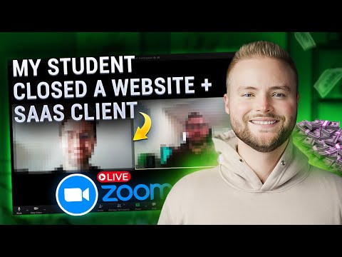 Watch My Student Close a Website + SaaS Client Live!