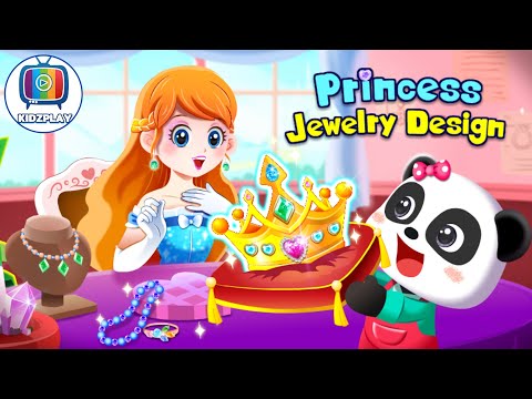 Princess Jewelry Design | Baby Panda's Jewellery shop | KIDZPLAY