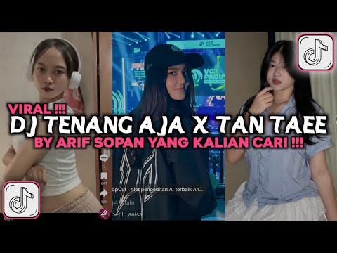 DJ TENANG AJA  X TAN TAEE BY DJ ARIF SOPAN VIRAL TIKTOK 2024