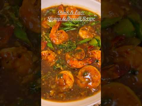 #easyandquick #shrimp 🦀 #brocolli 🥦 #recipe #deliciousseafoodrecipe #foodshorts