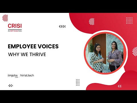 Crisil - Employee Voices | Showcase | iimjobs.com