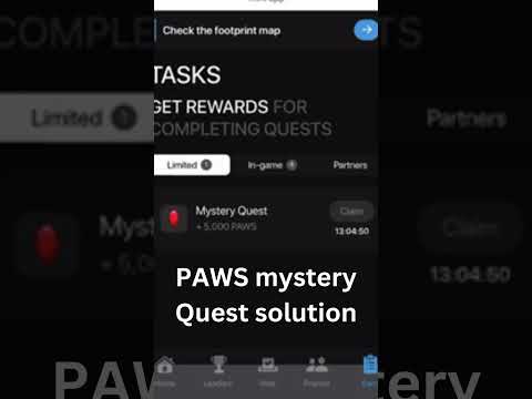 "🚨 **PAWS Mystery Quest Solution Revealed!** 🚨