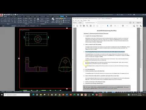 AutoCAD Dimensioning Workflow