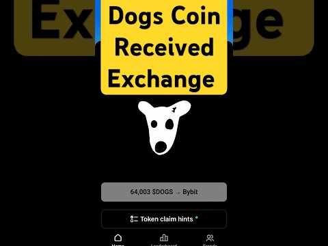 Dogs Coin Received Exchange #dogsairdrop #dogs #airdrop